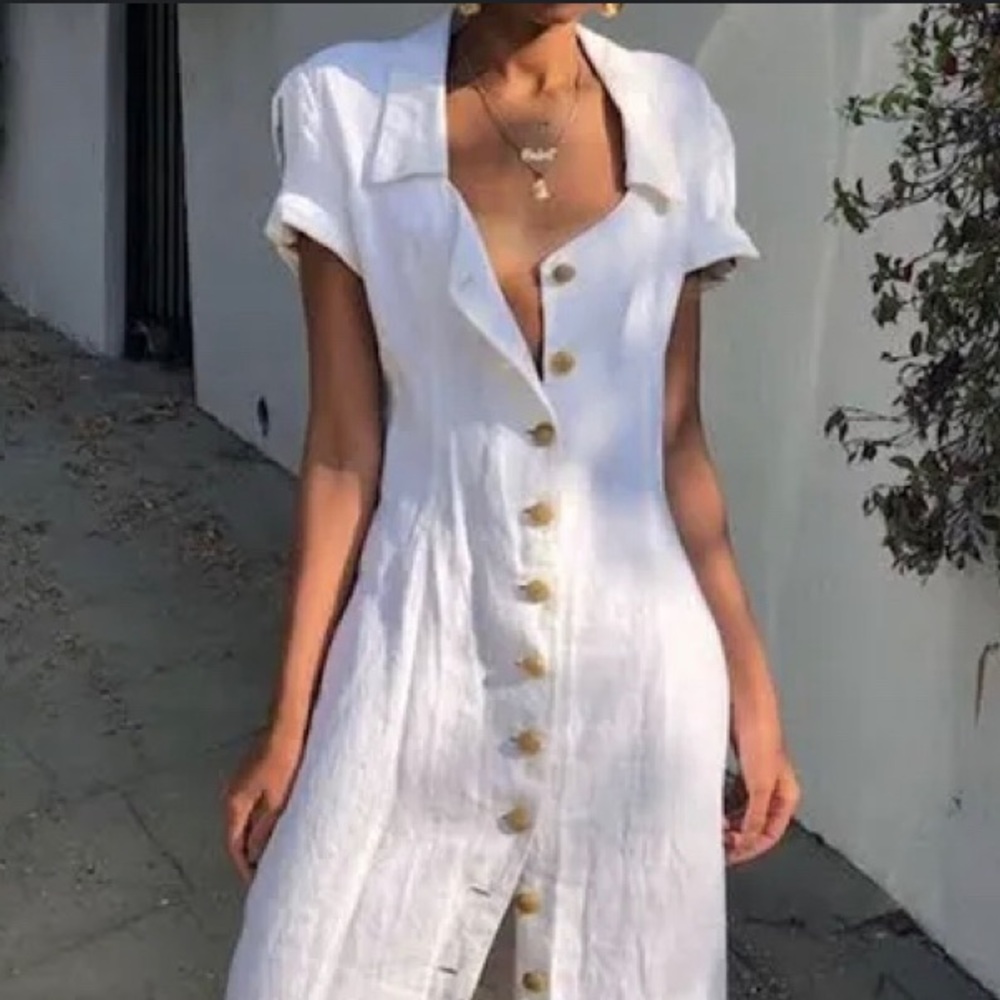 12th tribe button down tshirt dress